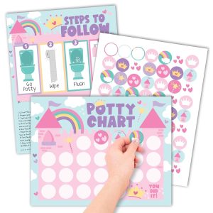Potty Training Chart | Sticker Charts | Early Education - Princess