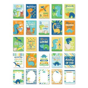 Lunchbox Notes | Set of 25 | School Supplies - Dinosaur